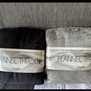 2-piece set  50 x 60 inch ultra-soft double-sided fleece blanket